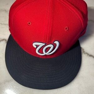 Red and Black Baseball Cap